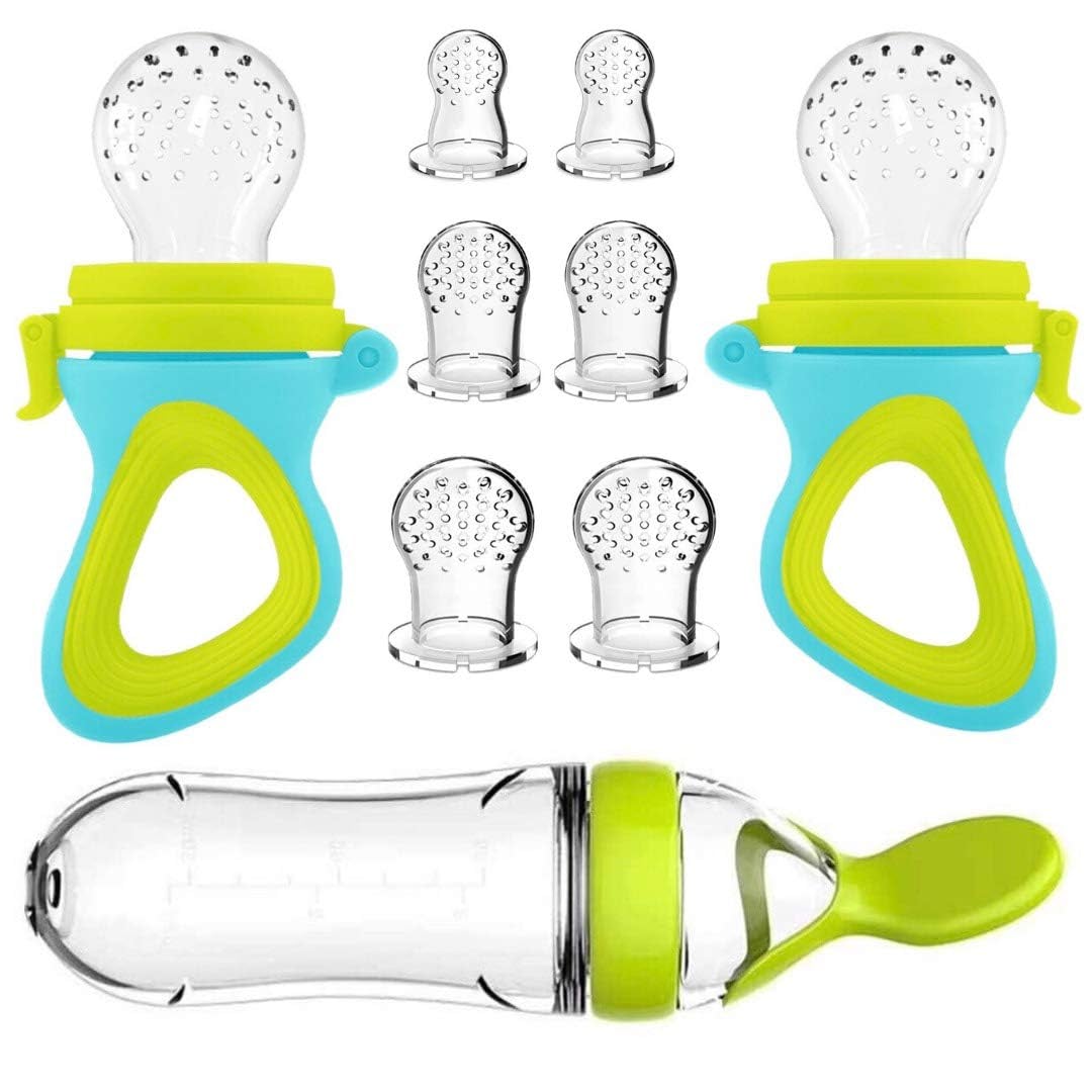 Baby Food Utensil - Squeezing Feeding Bottle Cup Silicone Newborn