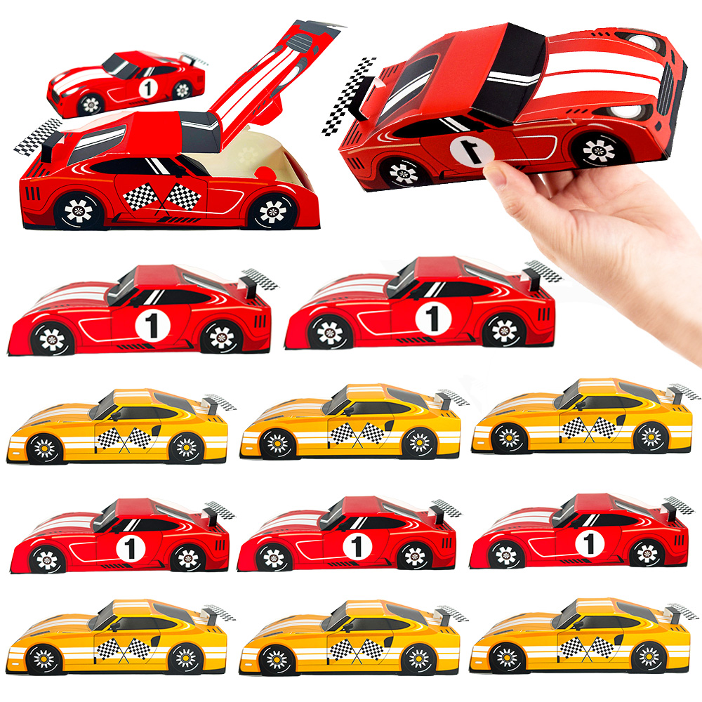 Food Box Baby - 10/20/30pcs Racing Car Theme Gift Box