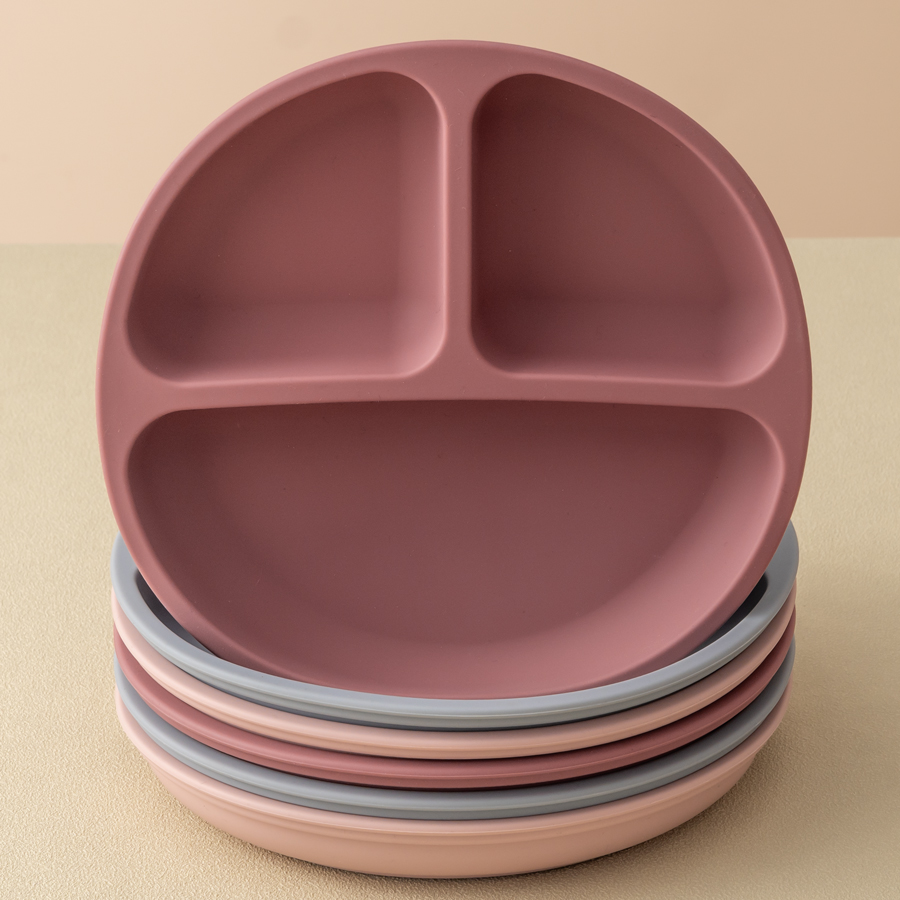 Baby Food Utensil - 1PCS Baby Sucker Silicone Dining Plate