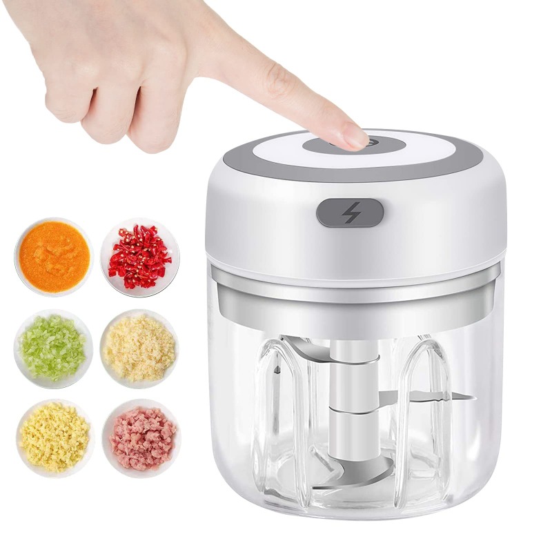 Baby Food Masher - 250ML Electric Garlic Grinder Household Multifunctional
