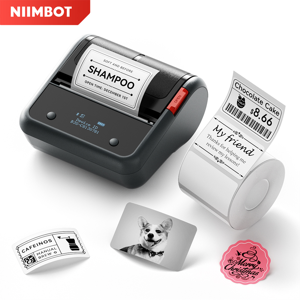 Baby Food Label - Niimbot B3S Wireless Label Printer 3