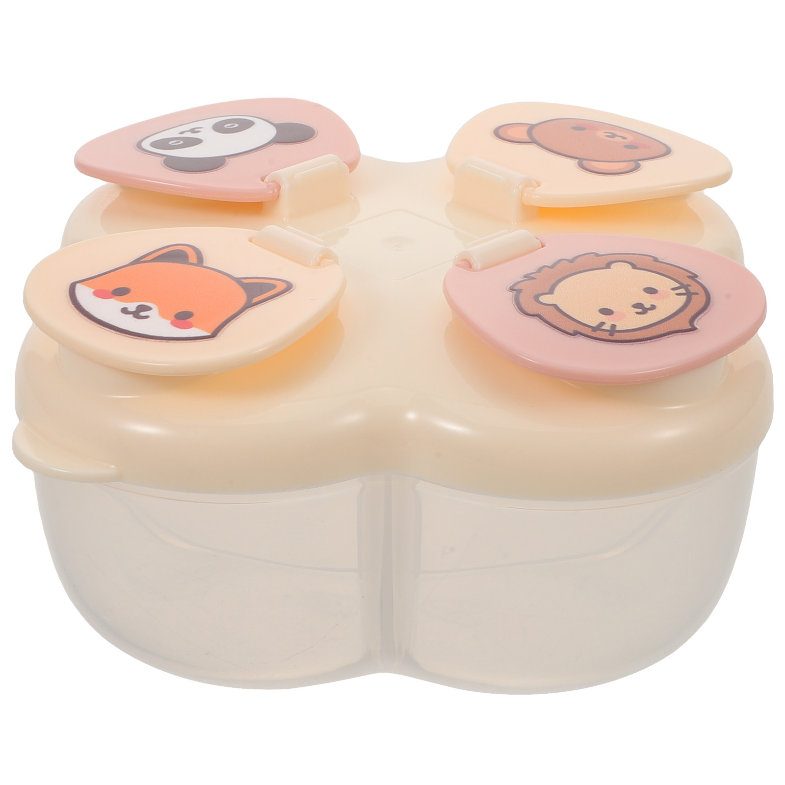 Food Box Baby - Portable Milk Powder Container With 4