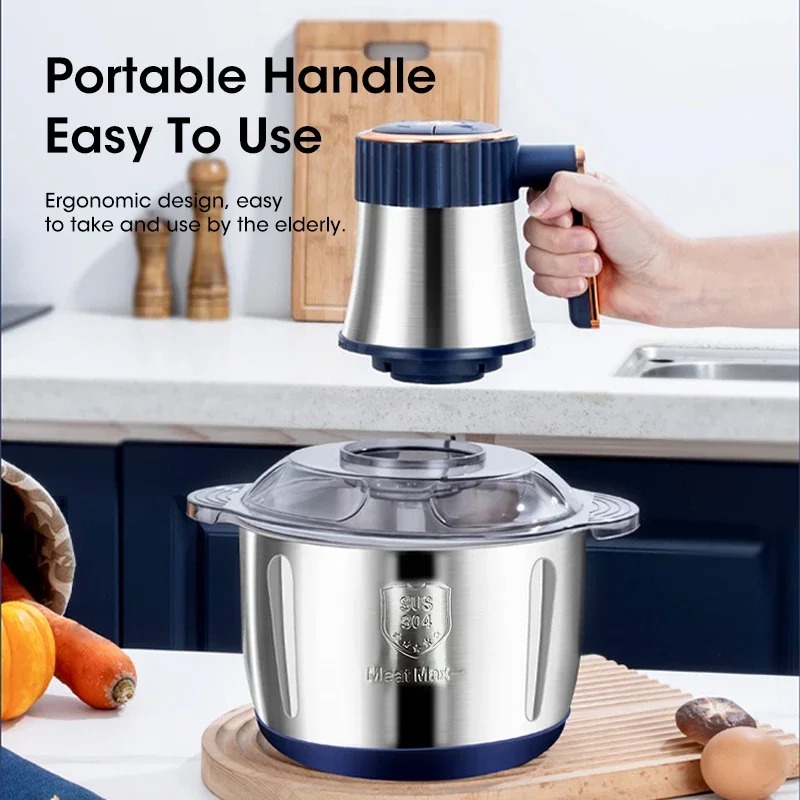 Baby Food Masher - 5L Electric Meat Grinder Large Capacity