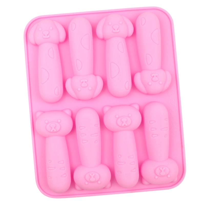 Baby Food Dogs - 8 Even Bear Dog Biscuit Mold,