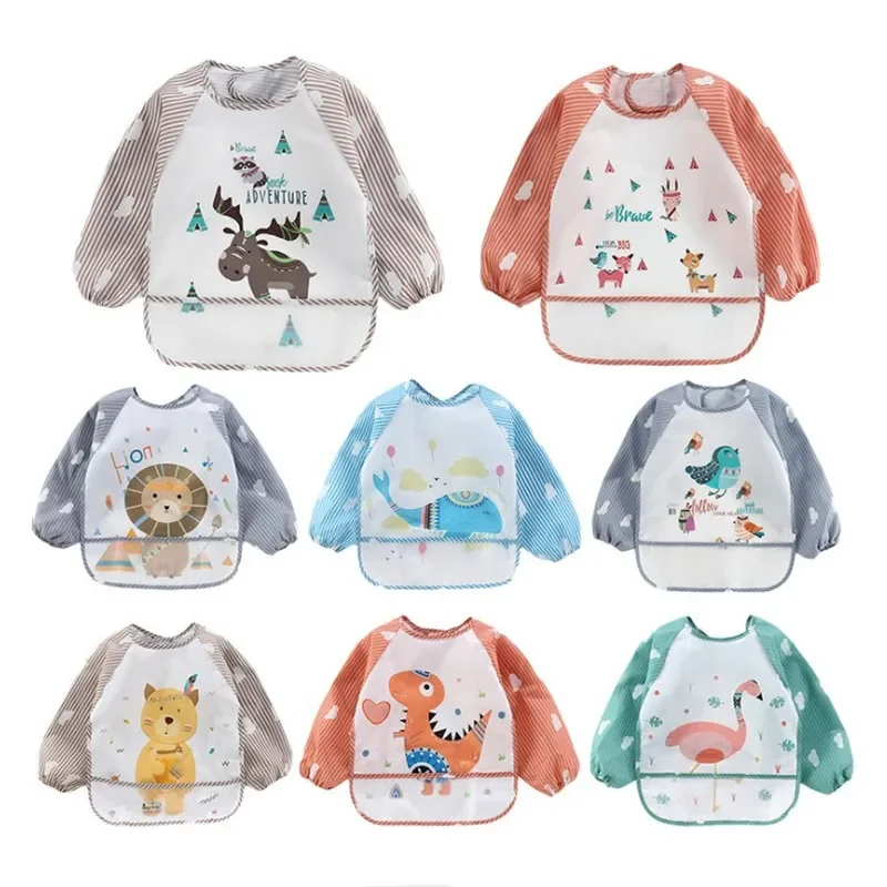 vvocci Waterproof Toddler Art  - đánh giá và giá Bib Long Sleeve