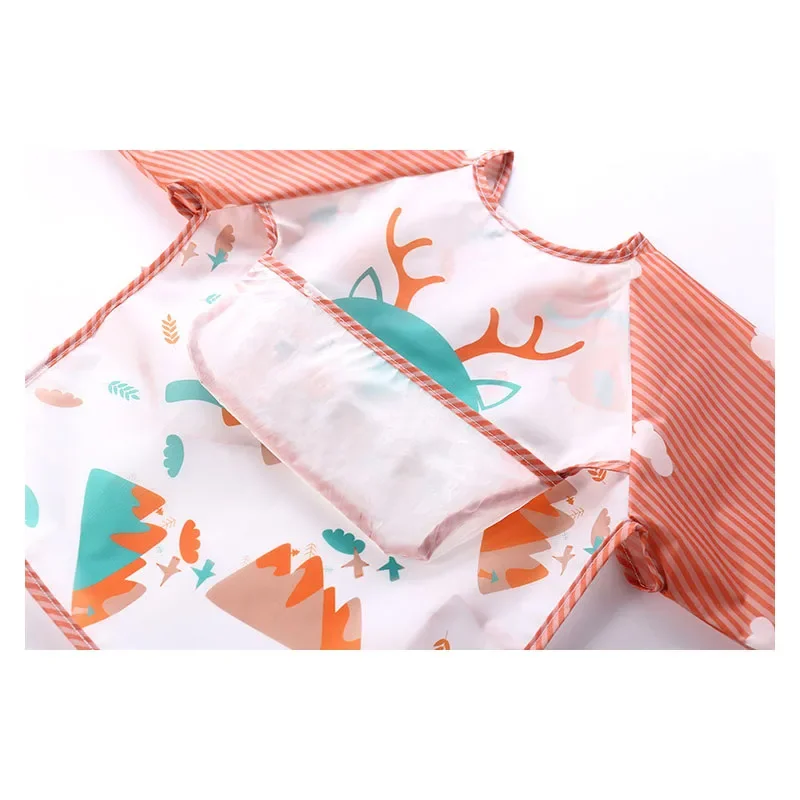 vvocci Waterproof Toddler Art  - đánh giá và giá Bib Long Sleeve