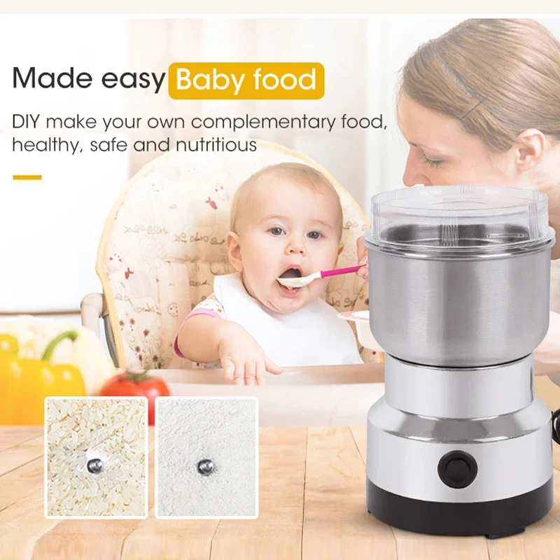 Mini Electric Grinder Househol - đánh giá và giá Baby Food Masher