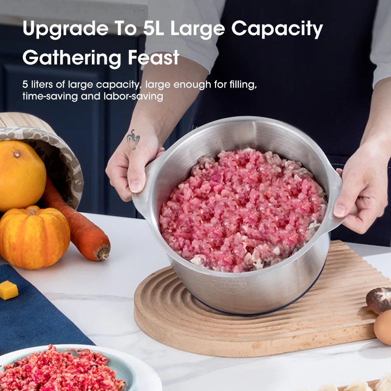 5L Electric Meat Grinders 304  - đánh giá và giá Baby Food Masher