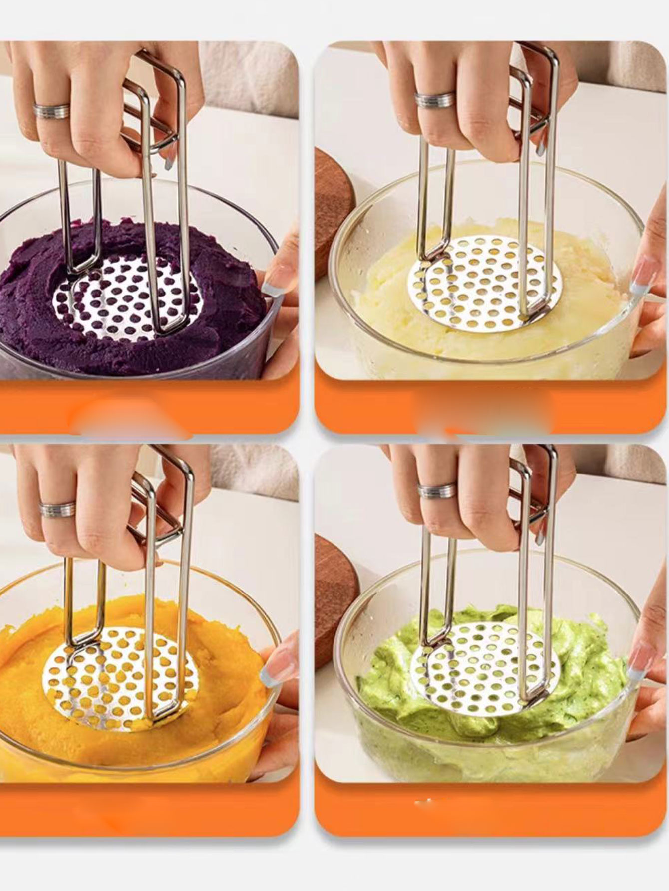 304 Stainless Steel Potato Mas - đánh giá và giá Baby Food Masher