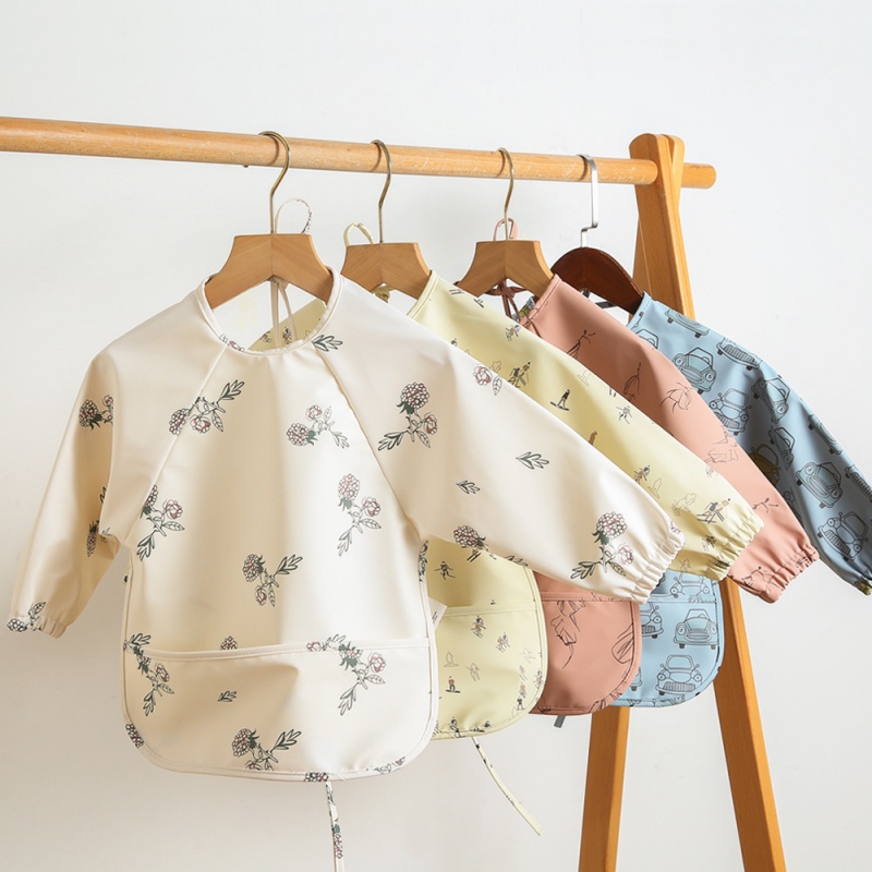 Long-sleeved PU reversible bib - đánh giá và giá Bib Long Sleeve