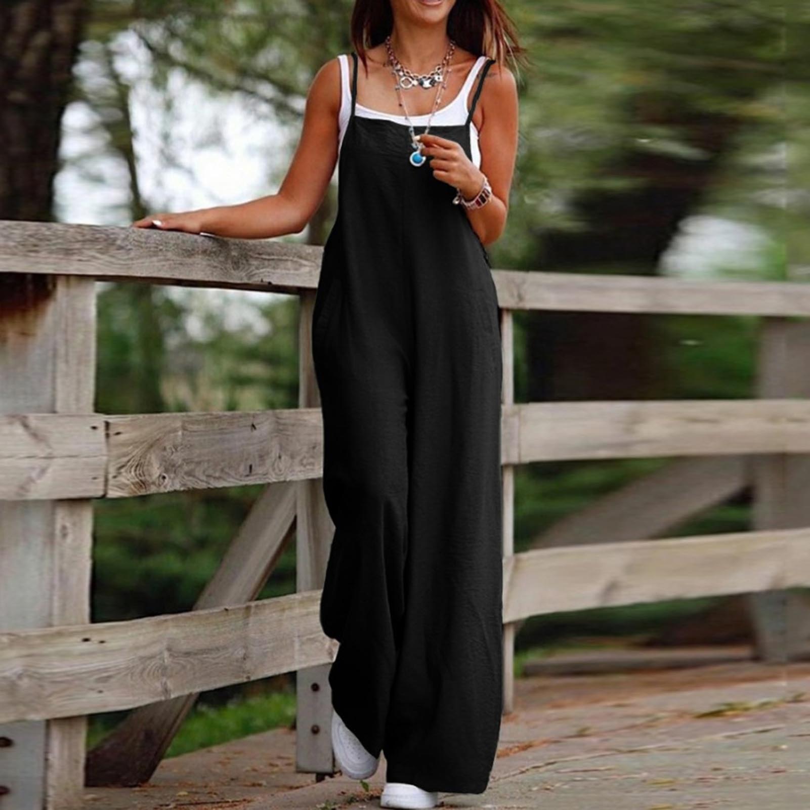 Casual Loose Jumpsuit Women Sp - đánh giá và giá Bib Long Sleeve