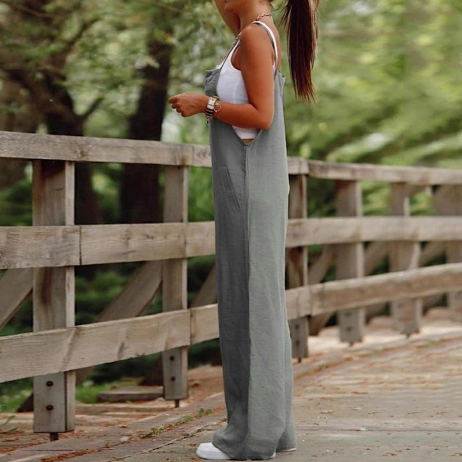 Casual Loose Jumpsuit Women Sp - đánh giá và giá Bib Long Sleeve