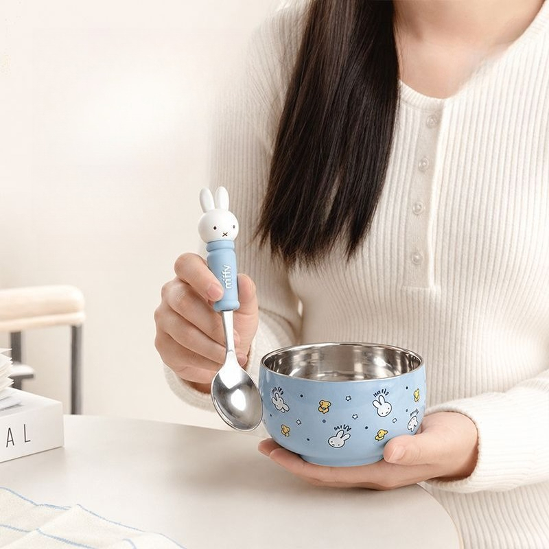 Cartoon Kawaii Miffy Stainless - đánh giá và giá Baby Food Japan