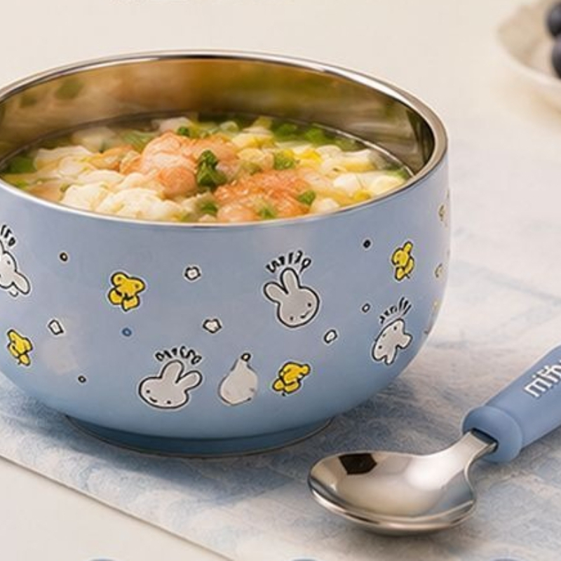 Cartoon Kawaii Miffy Stainless - đánh giá và giá Baby Food Japan