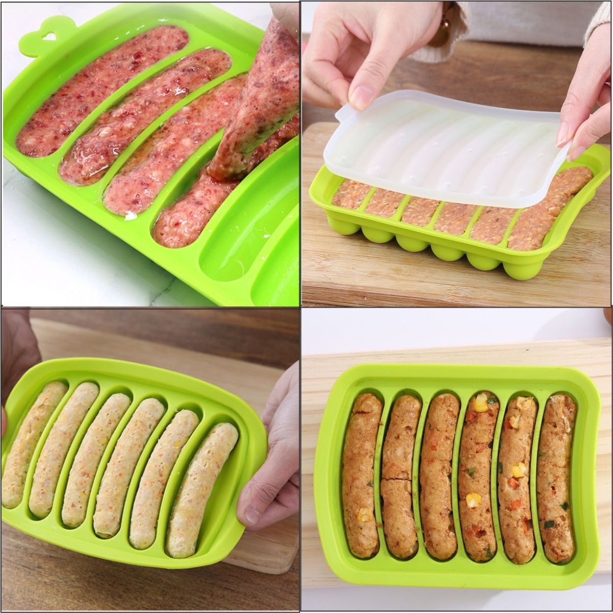 Food Grade Silicone Sausage Mo - đánh giá và giá Baby Food Dogs