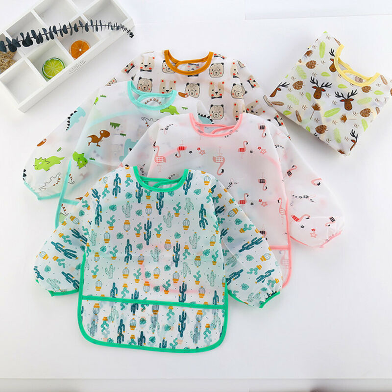 1Pcs Cute Baby Bibs Toddler Wa - đánh giá và giá Bib Long Sleeve