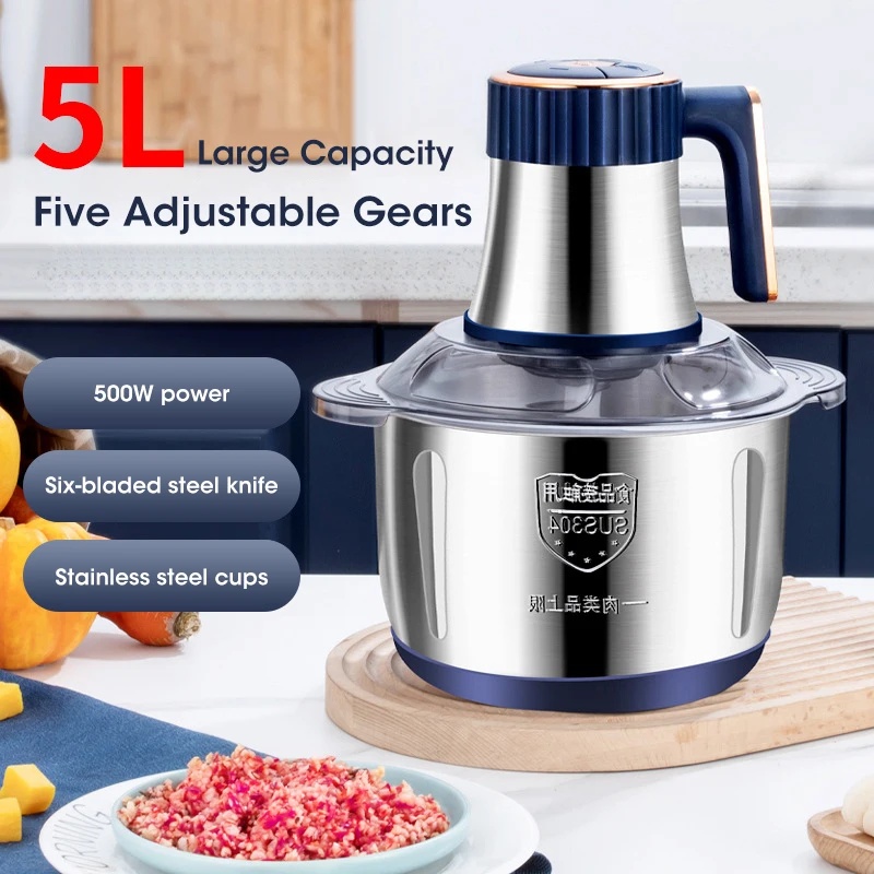5L Electric Meat Grinders 304  - đánh giá và giá Baby Food Masher