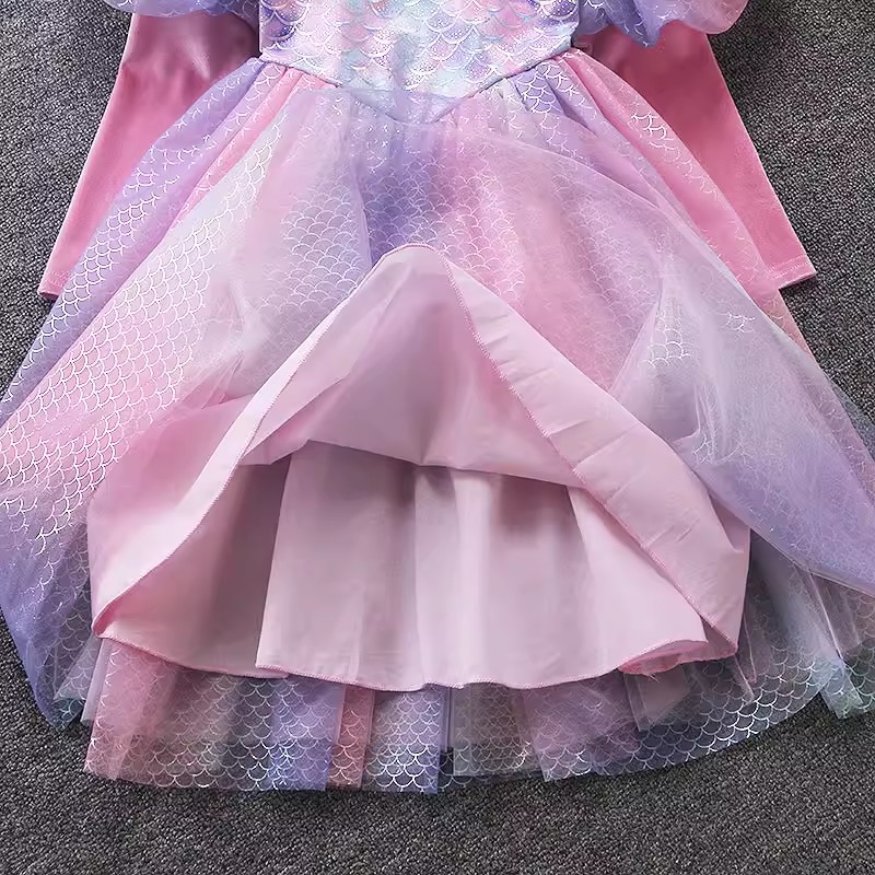Pink Mermaid Dress 2026 New Ba - đánh giá và giá Bib Long Sleeve