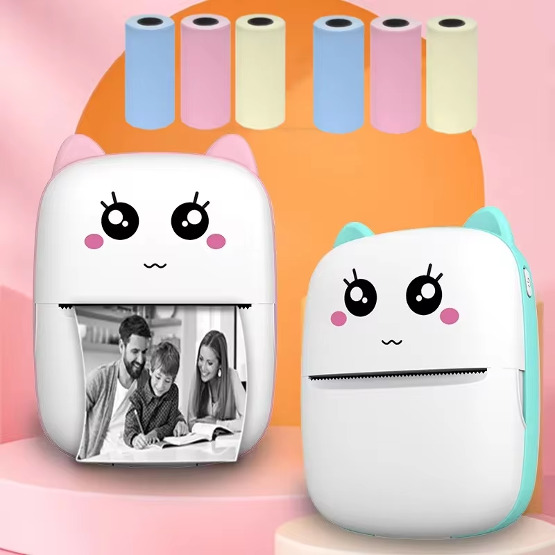 New portable mini printer wire - đánh giá và giá Baby Food Label