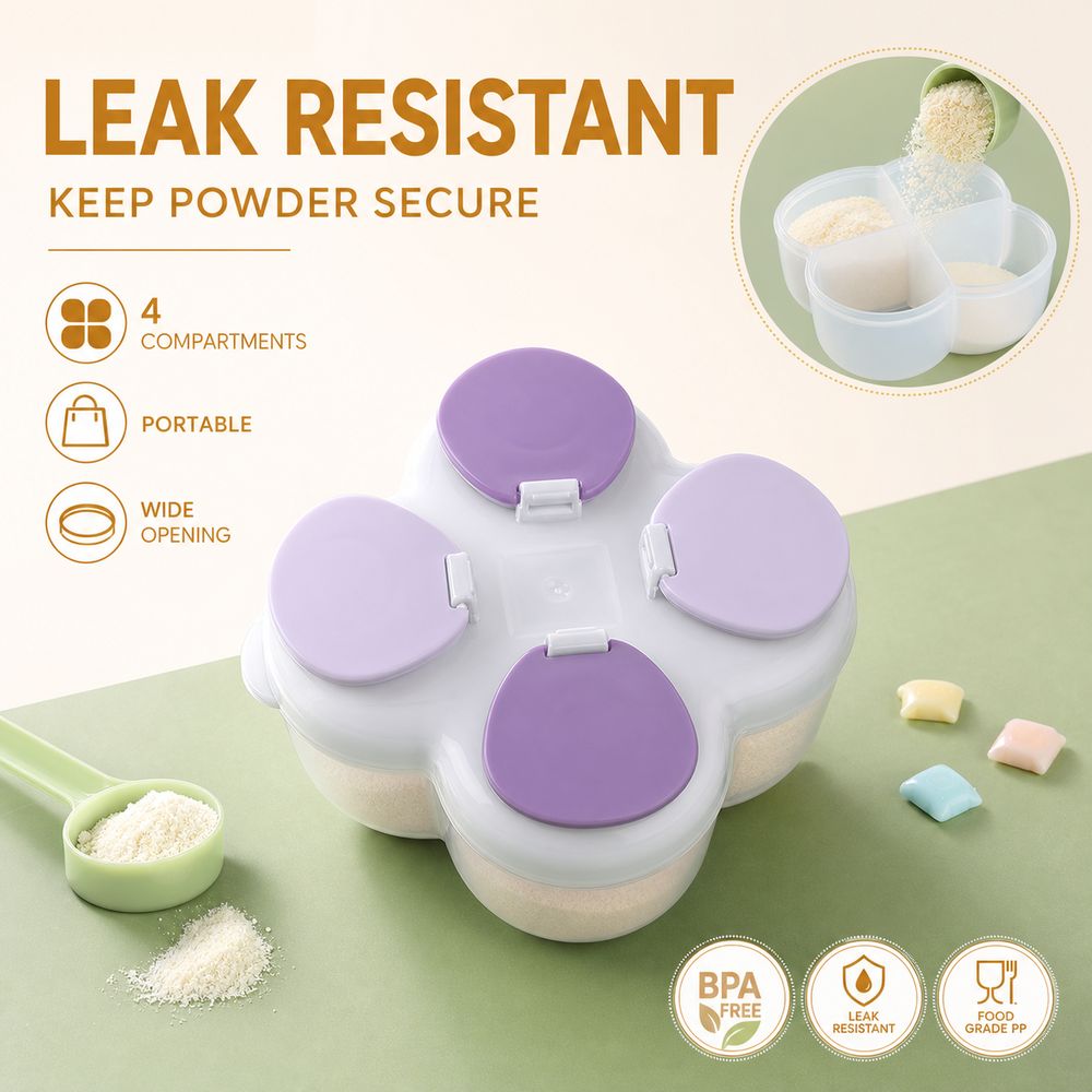 Partitioned Formula Dispenser  - đánh giá và giá Food Box Baby