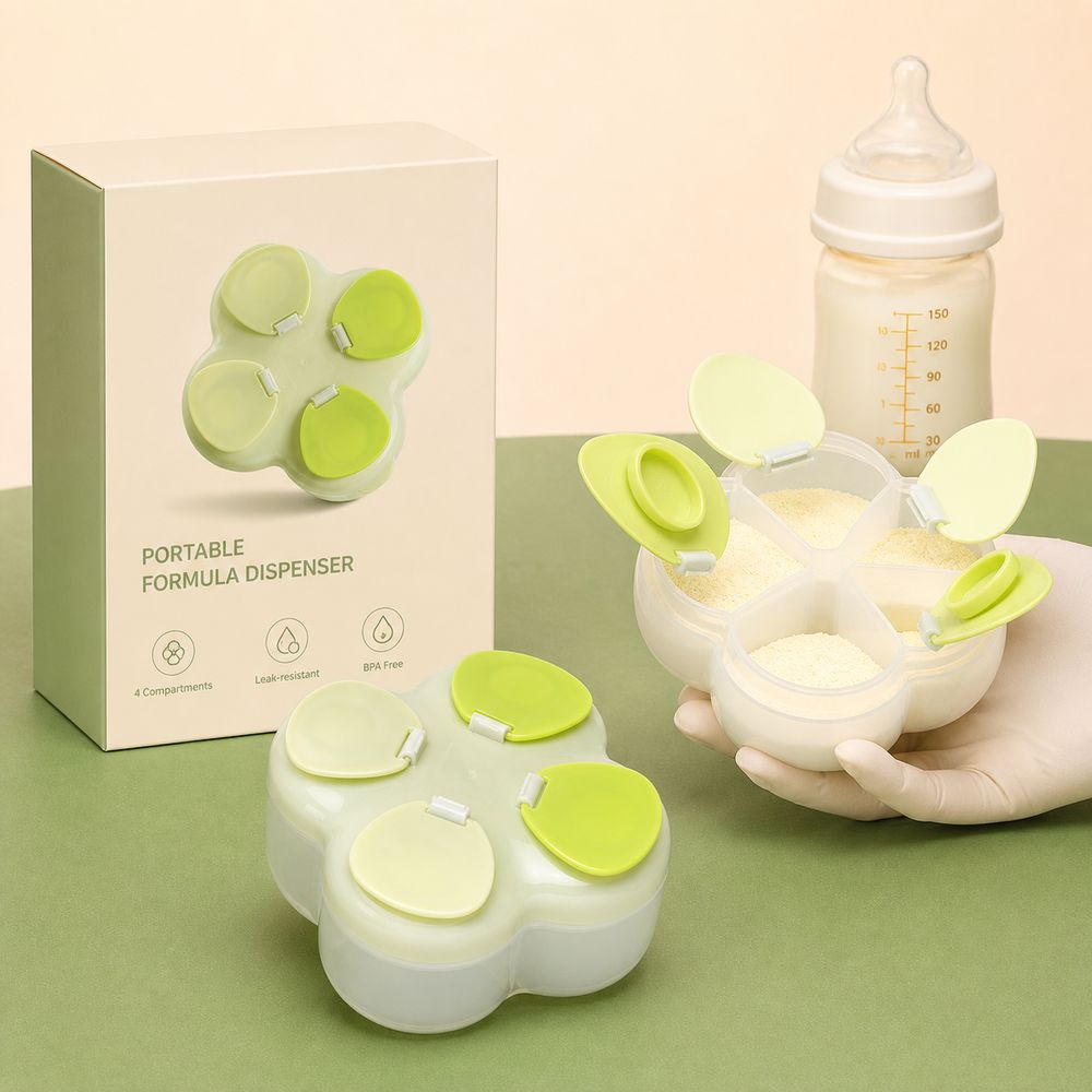 Partitioned Formula Dispenser  - đánh giá và giá Food Box Baby