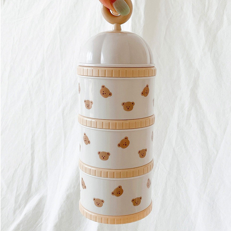 Cute Bear Milk Powder Box Baby - đánh giá và giá Food Box Baby