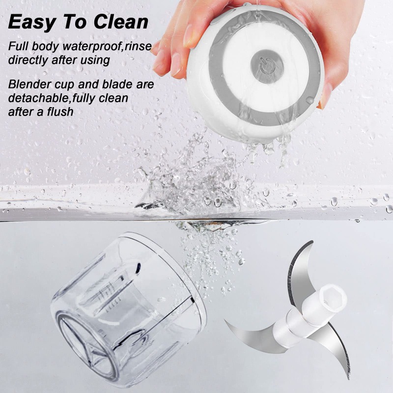 250ML Electric Garlic Grinder  - đánh giá và giá Baby Food Masher