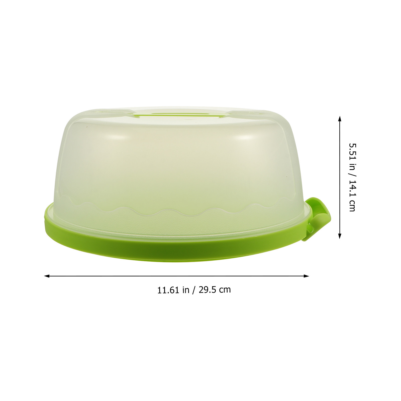 1Pcs 8 Inch Round Transparent  - đánh giá và giá Food Box Baby