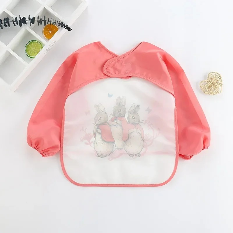 Baby's Soft Waterproof Bib Kid - đánh giá và giá Bib Long Sleeve