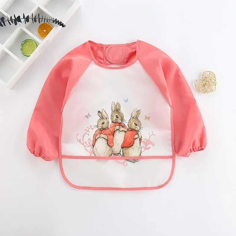 Baby's Soft Waterproof Bib Kid - đánh giá và giá Bib Long Sleeve