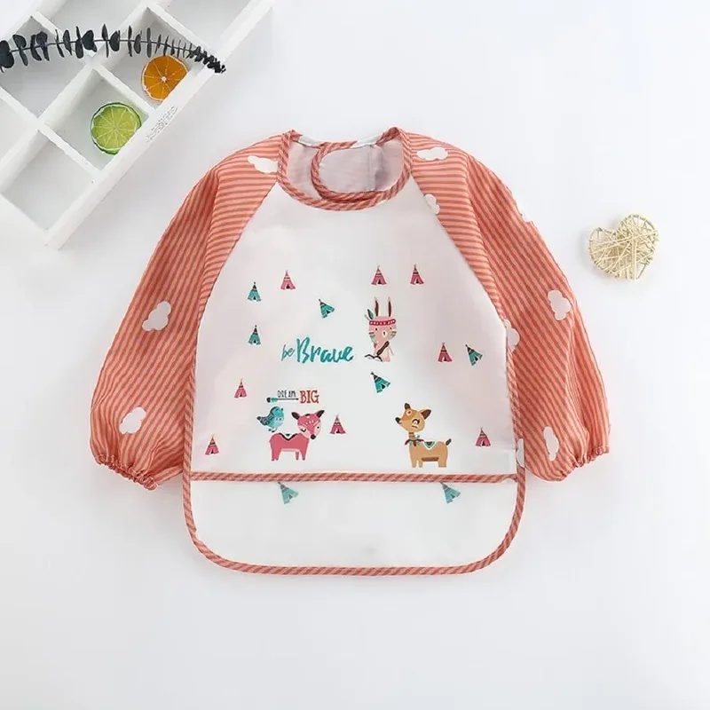 1-5pcs For1-3Year Baby Long Sl - đánh giá và giá Bib Long Sleeve