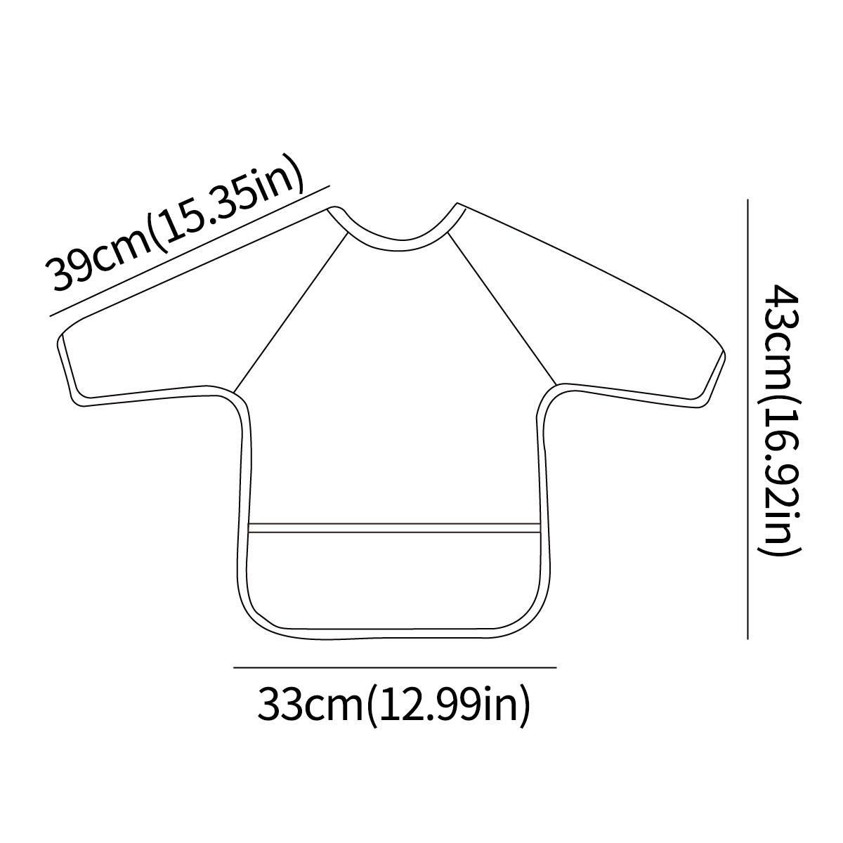 1 Pc Waterproof Baby Feeding B - đánh giá và giá Bib Long Sleeve