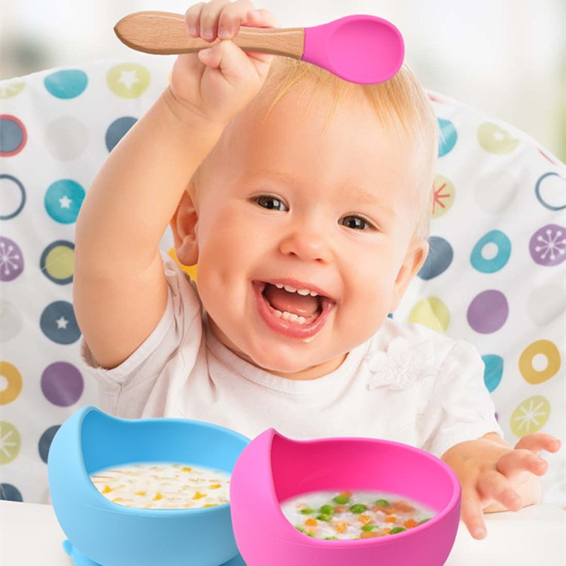 2Pcs/Set Baby Silicone Spoon F - đánh giá và giá Baby Food Utensil