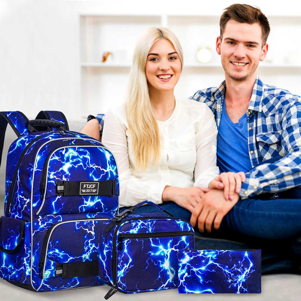 3PCS Lightning boys Backpack,  - đánh giá và giá Food Box Baby