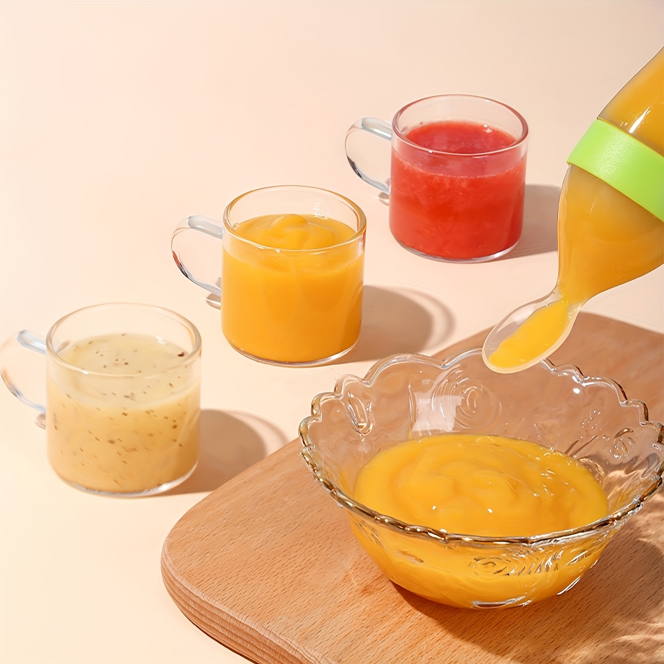 9pcs Feeding Cutlery:1 Silicon - đánh giá và giá Baby Food Utensil