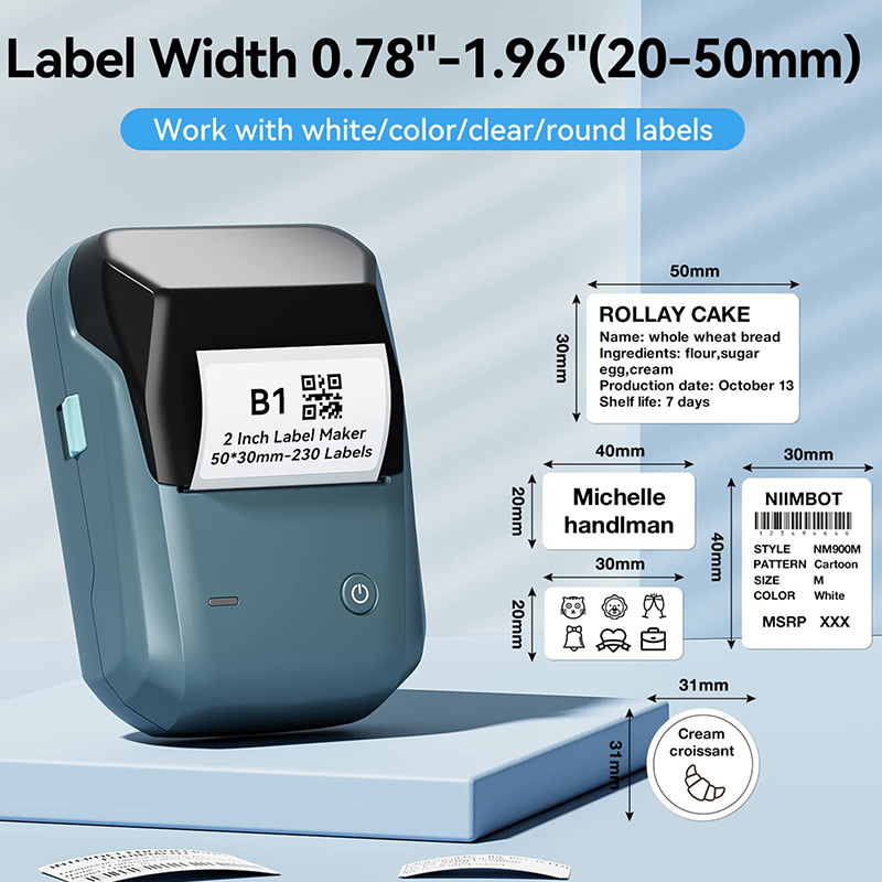 Mini Label Thermal Printer Nii - đánh giá và giá Baby Food Label