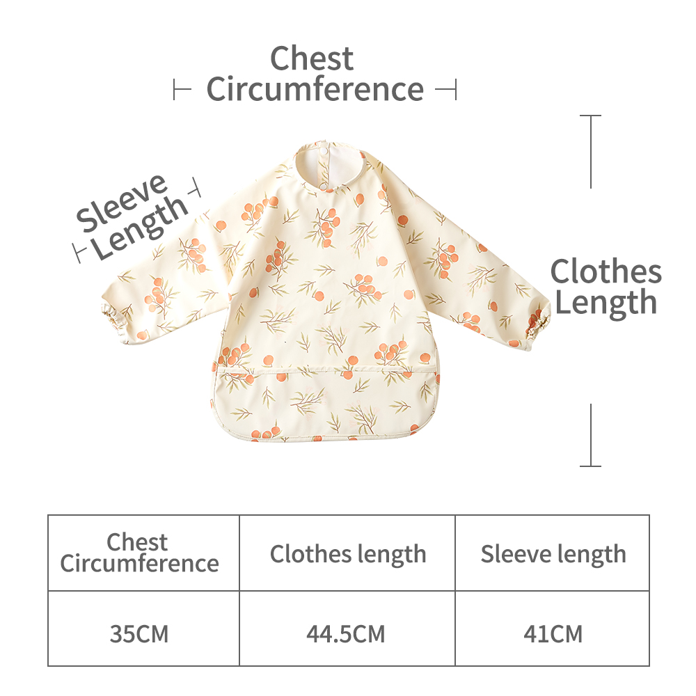Elinfant PU New Material Baby  - đánh giá và giá Bib Long Sleeve
