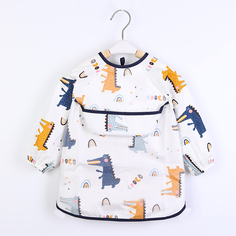 Kids Baby Bibs Toddler Waterpr - đánh giá và giá Bib Long Sleeve