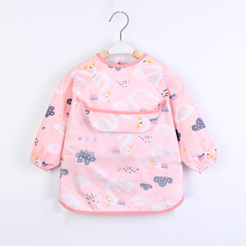 Kids Baby Bibs Toddler Waterpr - đánh giá và giá Bib Long Sleeve